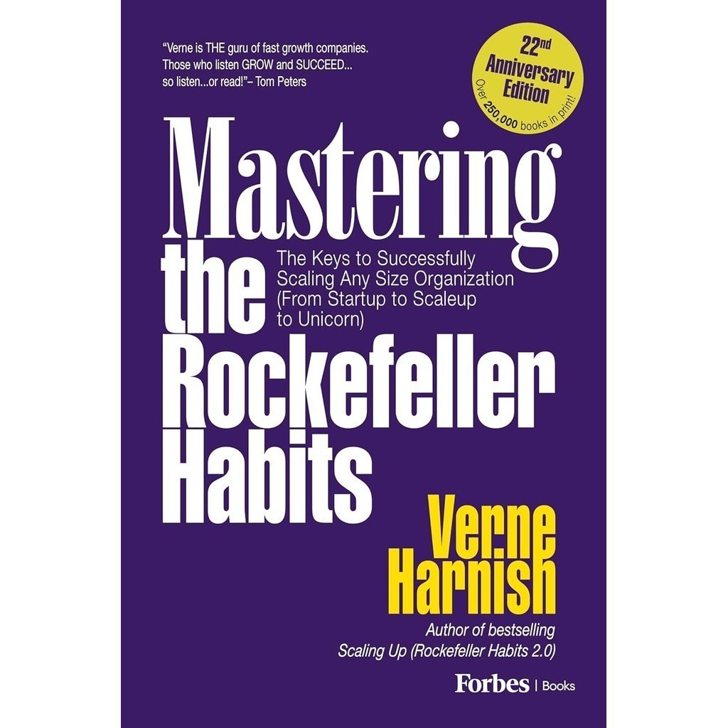 Asia Books หนังสือภาษาอังกฤษ MASTERING THE ROCKEFELLER HABITS (22ND ANNIVERSARY EDITION): THE KEYS T