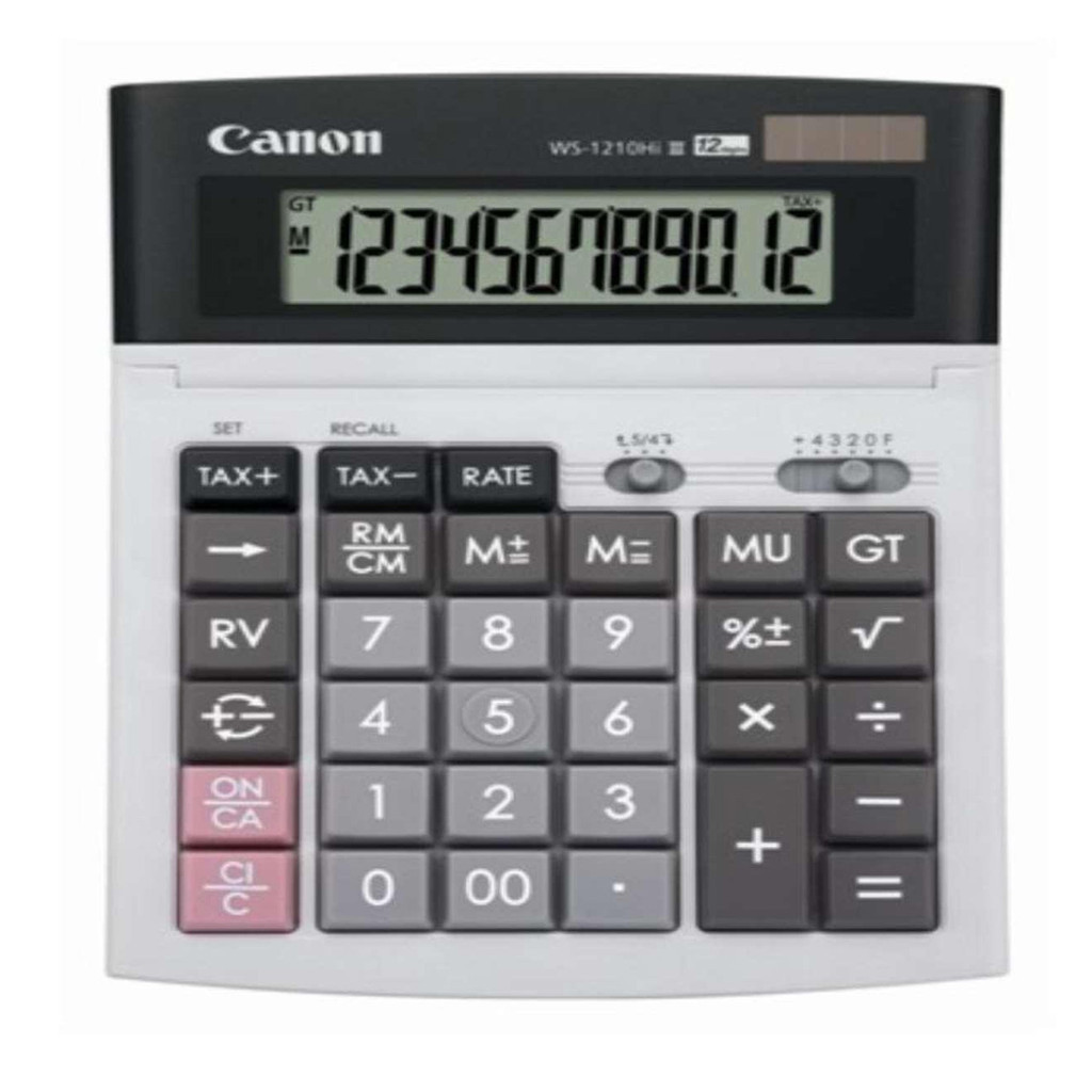 CANON เครื่องคิดเลข 8 นิ้ว 12 หลัก รุ่น WS-1210HI รูปที่ 2