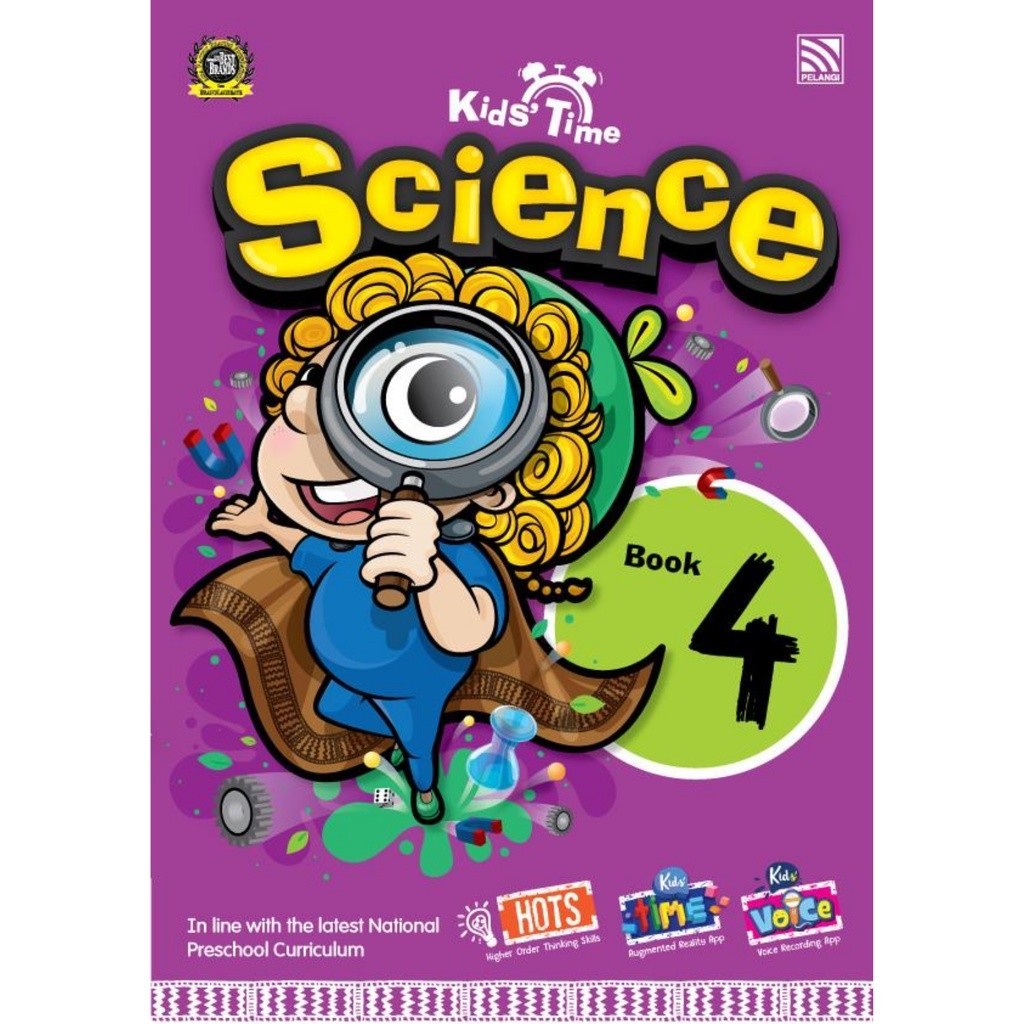 ^NANMEEBOOKS หนังสือ Kids' Time Science Book 4