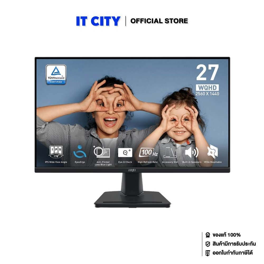 MSI LCD Monitor PRO MP275Q - 27"/2K/IPS/100Hz/3Y*3 MNL-002082
