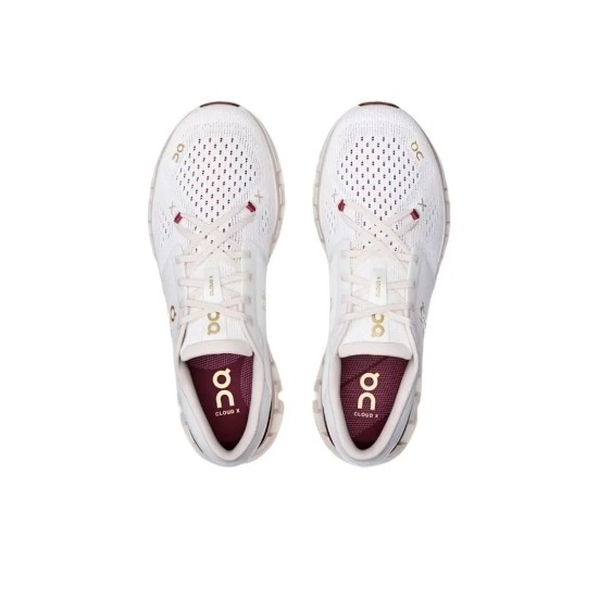 On Cloud X4 Limited amount ของแท้ 100% รองเท้าผ้าใบ รุ่นชาย และหญิง Ivory white Running shoes ราคา ถูกที่สุด ดีลบีเคเค แกลเลอรีภาพที่ 8