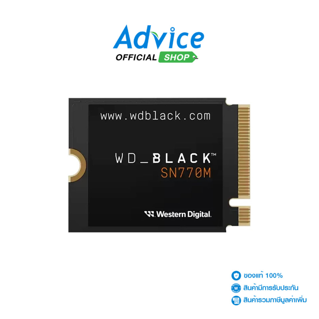 WD 2 TB SSD M.2 PCIe 4.0 BLACK SN770M (WDS200T3X0G) NVMe - A0156436