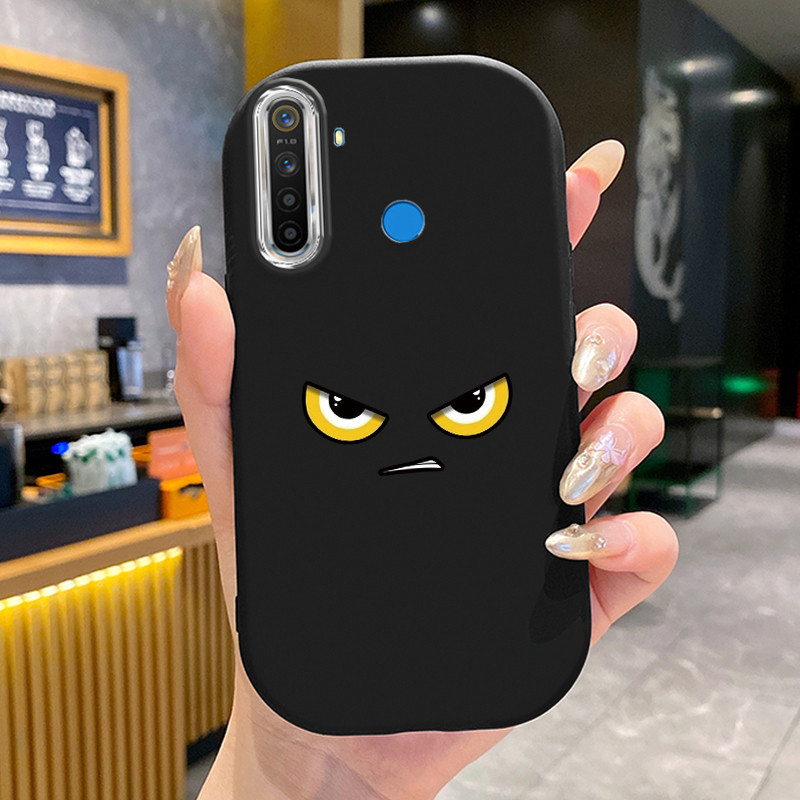 เคสสำหรับ Realme 5 5i 5s 6i C3 C3i 8 5G 8S 5G Q3 Q3i V13 5G Narzo 30 5G เคสโทรศัพท์ซิลิโคนที่มีรูปแบบตาน้อยที่สุด