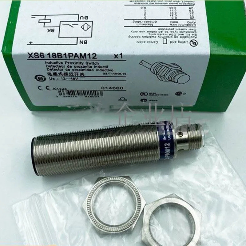 <0>2PCS XS618B1PAM12 XS618B1NAM12 เซ็นเซอร์ความใกล้เคียงอินดัคทีฟใหม่จากชไนเดอร์