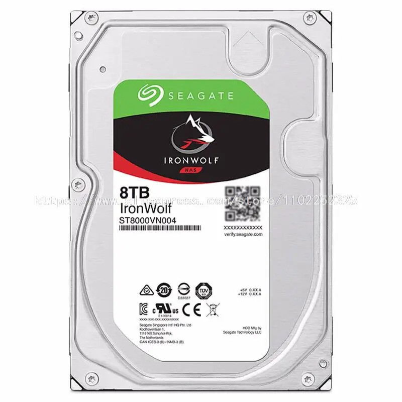 <0>สำหรับฮาร์ดไดรฟ์ภายใน Seagate ST8000VN004 ขนาด 3.5 นิ้ว ความเร็ว 6Gbps 7200RPM แคช 256MB