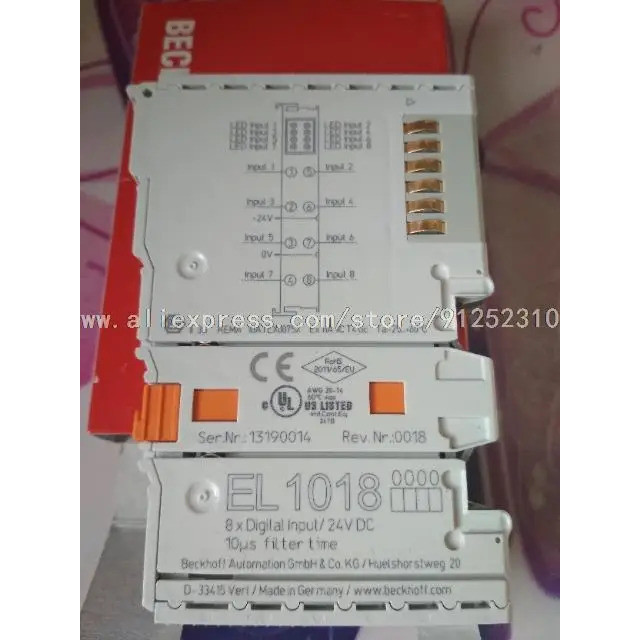 ✬1ชิ้นใหม่เดิม BECKHOFF โมดูล EL1018