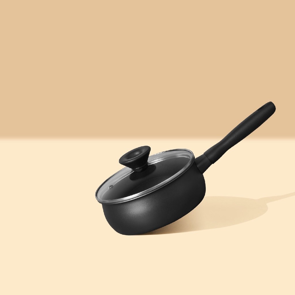 MEYER MIDNIGHT ชุดเครื่องครัวhard-anodize 5ชิ้นกระทะ/หม้อด้าม/ฝา/ตะหลิว/ทัพพี Cookware set with tools (85086-TE12) - รูปที่ 5