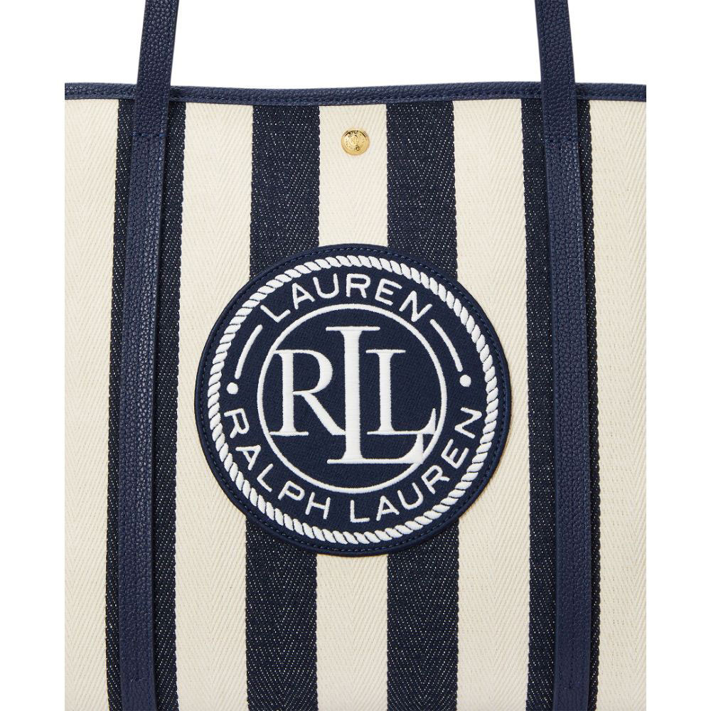 Polo Ralph Lauren กระเป๋าทรงโท้ทผู้หญิง รุ่น WALRBAG0G620320 สีกรมท่า