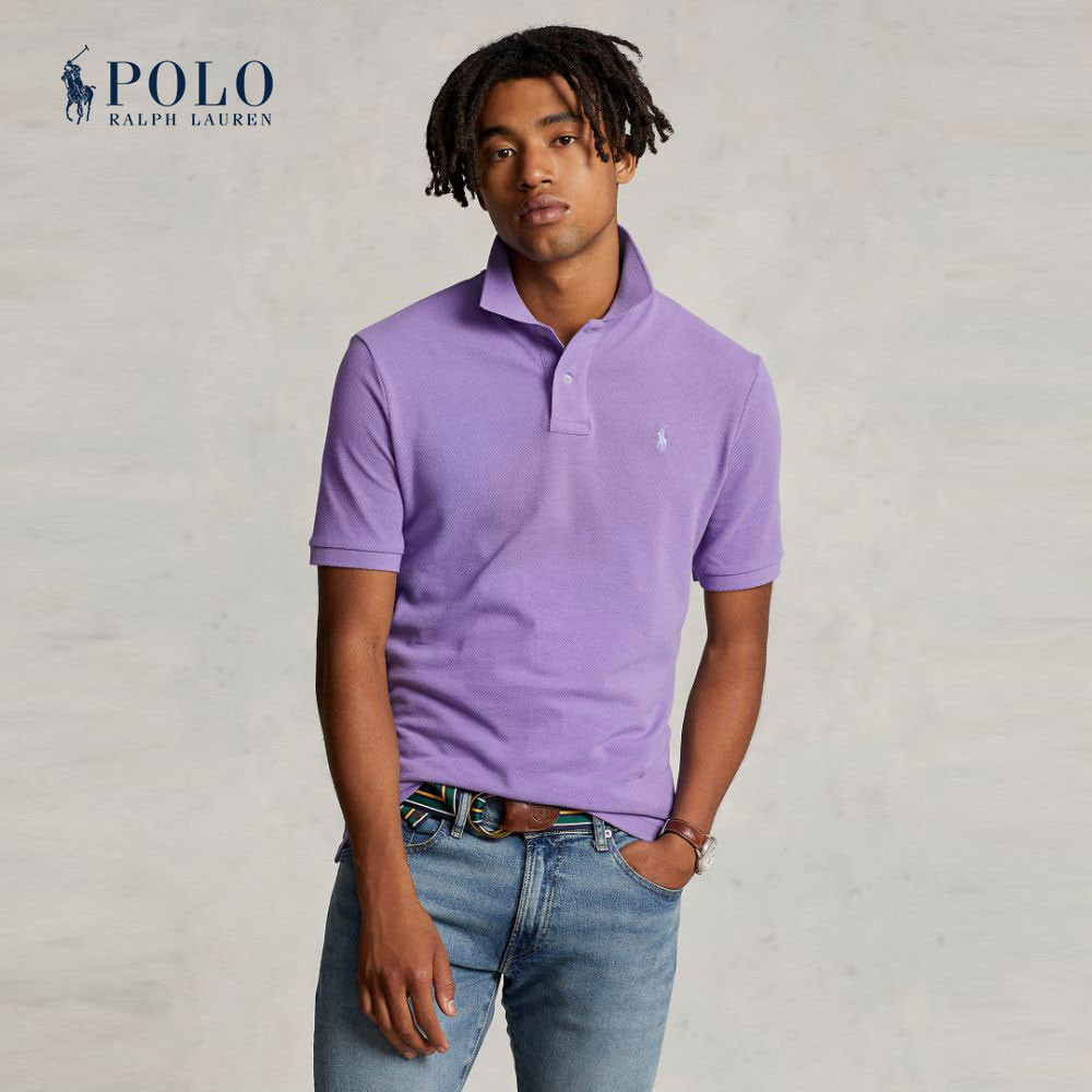Polo Ralph Lauren เสื้อโปโลผู้ชาย รุ่น MNPOKNI1N820504 สี 500(PURPLE)