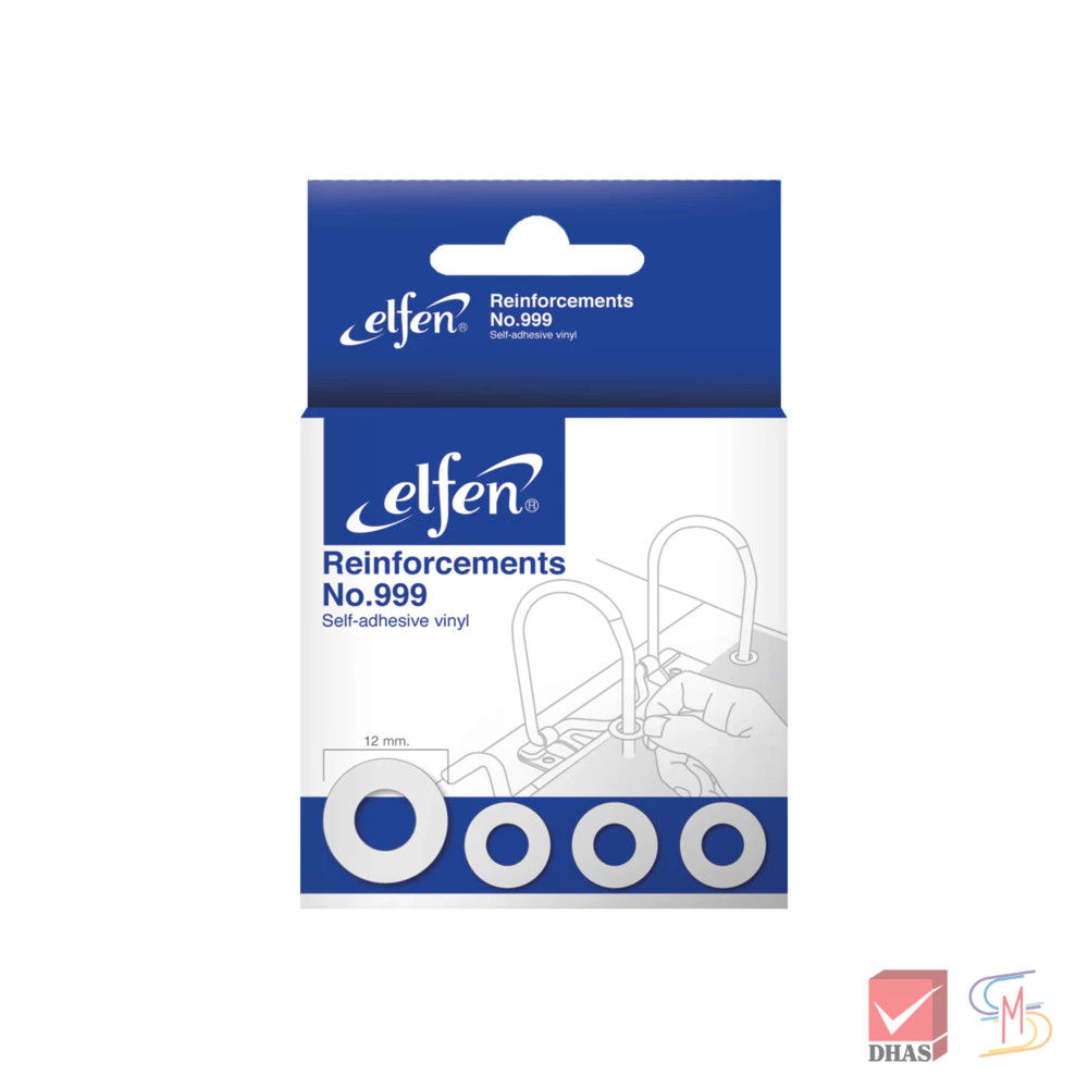 Elfen เอลเฟ่น สติ๊กเกอร์ สติ๊กเกอร์ตาไก่ No.999 บรรจุ 500 ดวง จำนวน 1 กล่อง