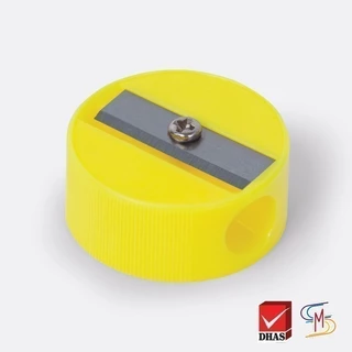 Elfen กบเหลา กบเหลาดินสอ EF-S2 กลม คละสี 48 ชิ้น (1 กระปุก)