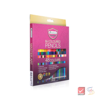 Master Art มาสเตอร์อาร์ต สีไม้ ดินสอสี ชนิด 2 หัว 12-36 สี