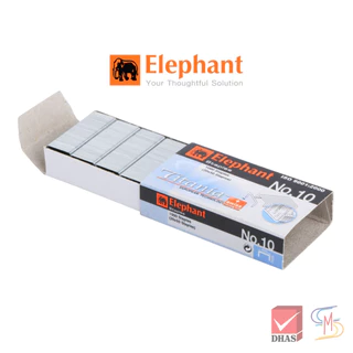 Elephant ตราช้าง ลวดเย็บกระดาษ ไททาเนีย No. 10 จำนวน 1 กล่อง