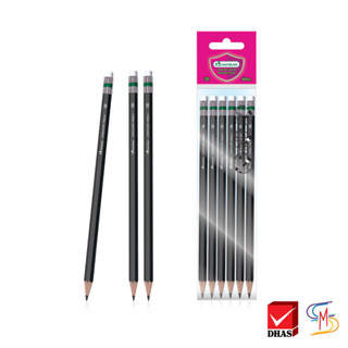 Master Art มาสเตอร์อาร์ต ดินสอ ดินสอดำ ดินสอ 2b จำนวน 6 แท่ง