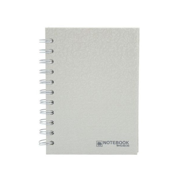 Elephant ตราช้าง สมุด สมุดปกแข็ง เล่มเล็ก WHC503 A6 รุ่น SILVER จำนวน 1 เล่ม