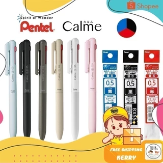ปากกาลูกลื่น PENTEL CALME รุ่น Multi Function 3 ระบบ (3C) และ 2 สี+ดินสอกด (2S) ขนาด 0.5 MM