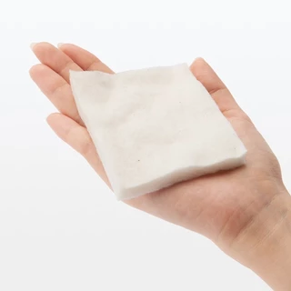 สำลีแผ่น มูจิ และสำลีก้าน คอตตอนบัด Muji Cut Cotton ECRU, Cotton buds แผ่นสำลีเช็ดหน้า