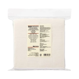 สำลีแผ่น มูจิ และสำลีก้าน คอตตอนบัด Muji Cut Cotton ECRU, Cotton buds แผ่นสำลีเช็ดหน้า