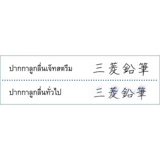 ปากกาลูกลื่น UNI JETSTREAM 101 แบบกดและปลอก ขนาดหัว 0.5 และ 0.7 MM