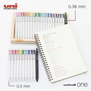 ปากกาเจล ยูนิบอล วัน Uni ball One ยูนิบอล วัน ขนาดหัว 0.38 และ 0.5 MM