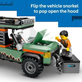 LEGO City 60447 Off-Road 4x4 Mountain Truck (221pcs.), Building Blocks, Kids Toy