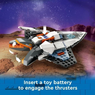 LEGO City 60430 Interstellar Spaceship Toy Playset (240 Pieces), Building Blocks, Kids Toy