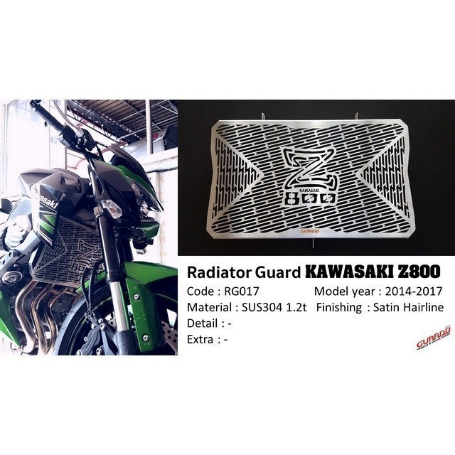 GUARDO การ์ดหม้อน้ำ ตะแกรงหม้อน้ำแต่ง สเตนเลส Z800