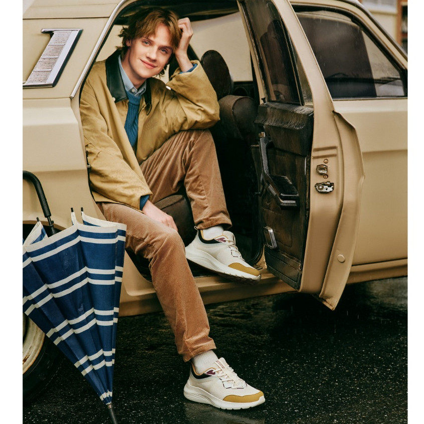 Skechers สเก็ตเชอร์ส รองเท้าลำลองผู้ชาย Men Online Exclusive BOBS Squad Waves Tide Up Shoes - 118221-NTMT Memory Foam
