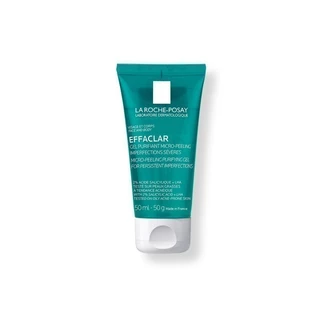 ลา โรช-โพเซย์ La Roche-Posay Effaclar Micro-peeling Gel เจลทำความสะอาด สำหรับผิวเป็นสิวซ้ำซาก 50ml.
