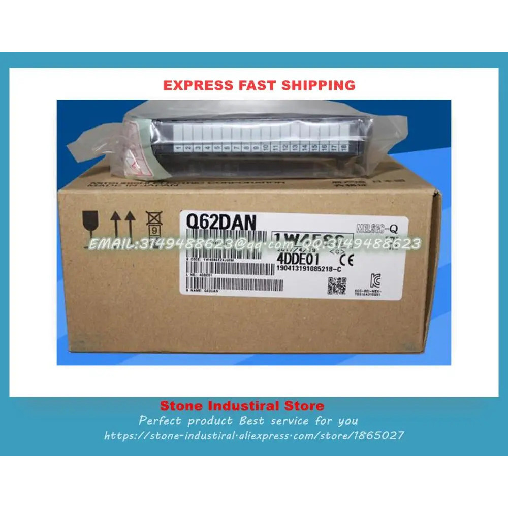 โมดูล PLC ซีรีส์ Q Q62DA Q62DA-FG Q62DAN Q64DAN Q64AD Q64DA Q68ADV Q68DAVN Q68DAV Q68DAIN ใหม่ในกล่อ