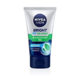 นีเวีย เมน โฟมล้างหน้า ไบรท์ ออยล์ เคลียร์ 100 กรัม NIVEA เมน โฟมล้างหน้า