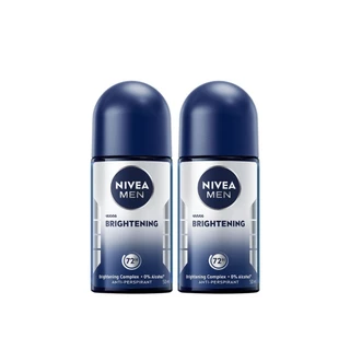 นีเวีย เมน ไบรท์เทนนิ่ง โรลออน 50 มล. 2ชิ้น NIVEA
