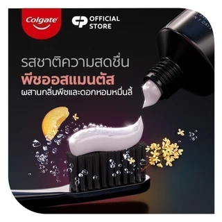 [มี 3 แพ็คให้เลือก] คอลเกต ยาสีฟัน อ๊อพติค ไวท์ โอทู O2 พีช ออสแมนทัส 85 กรัม