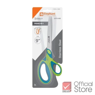 Elephant กรรไกร กรรไกรสแตนเลส Premium II 9 นิ้ว รุ่น OFP 1490 จำนวน 1 เล่ม