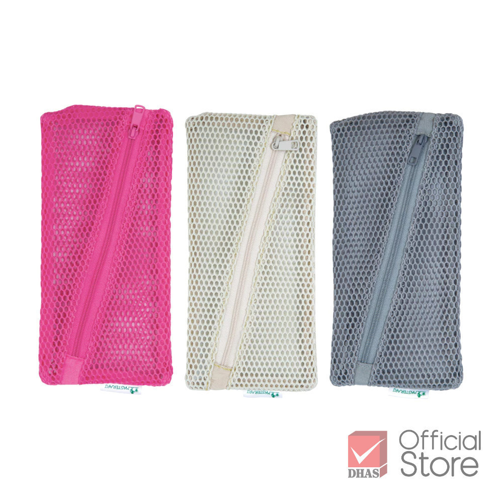 Master Art กระเป๋าตาข่าย กระเป๋าดินสอ 904 คละสี จำนวน 1 ชิ้น