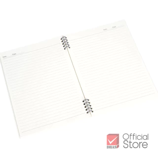 Elephant สมุดสันห่วง ปกกระดาษคราฟท์ 80G 60S Kizuna WPA (คละสี) จำนวน 1 เล่ม