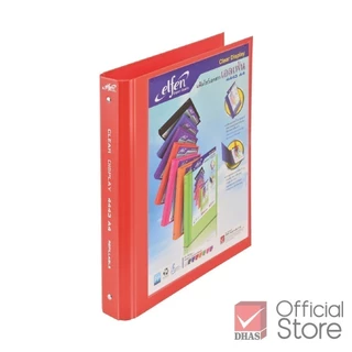 Elfen แฟ้ม แฟ้มโชว์เอกสาร คลิป 3 ห่วง No.4443 A4 จำนวน 1 ชิ้น
