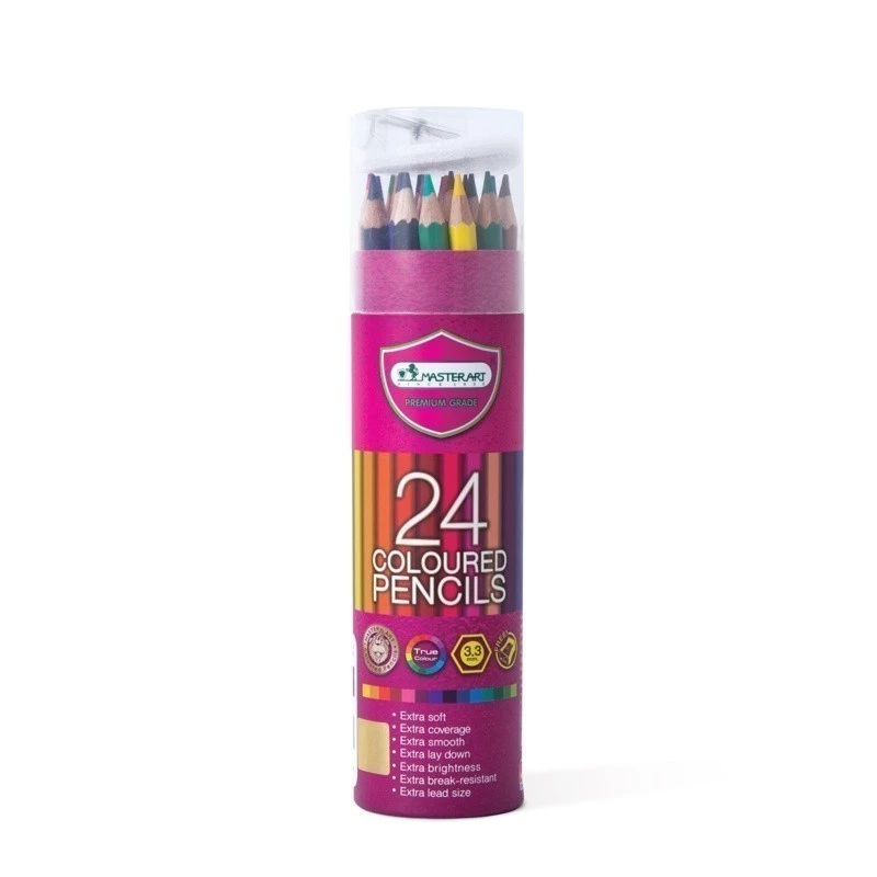 Master Art สีไม้ 24 สี ทรงกระบอก thumbnail 3