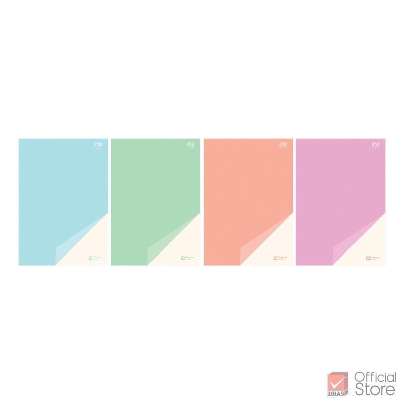 Elephant สมุด สมุดฉีก A5 70G 30S PFC-203T คละสี จำนวน 1 เล่ม