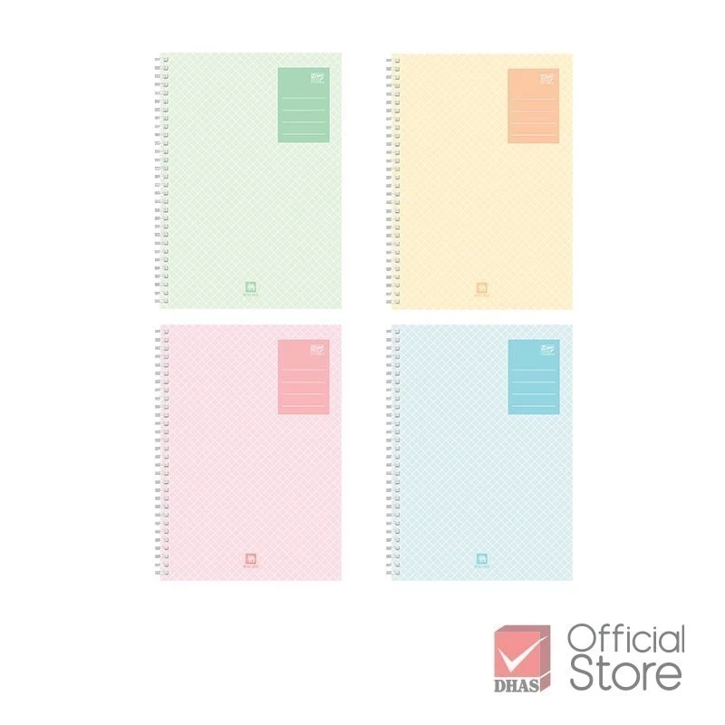 Elephant สมุด สมุดโน๊ต สมุดริมลวด B5 70G 60S WSC-002 คละสี จำนวน 1 เล่ม