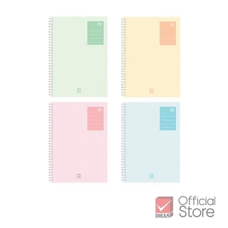 Elephant สมุด สมุดโน๊ต สมุดริมลวด B5 70G 60S WSC-002 คละสี จำนวน 1 เล่ม