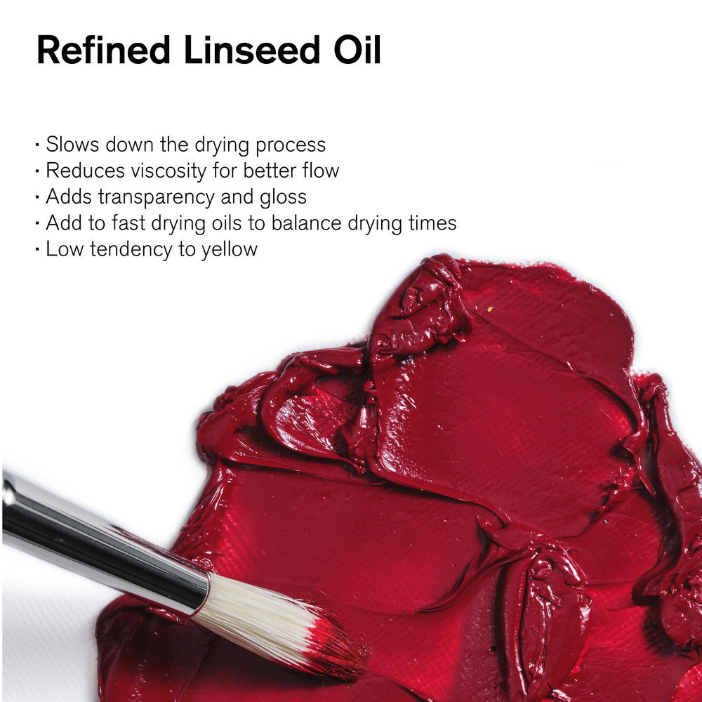 Winsor&Newton น้ำมันลินสีด 75 มล. LINSEED OIL จำนวน 1 ขวด ราคา ถูกที่สุด ดีลบีเคเค แกลเลอรีภาพที่ 3