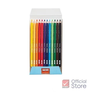 Elephant สีไม้ ดินสอสีไม้ แท่งยาว พรีเมี่ยม 4.0 12 สี จำนวน 1 กล่อง