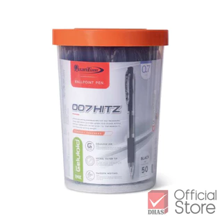 Quantum ปากกา ปากกาดำ ปากกาโหล ปากกาลูกลื่น 007 Hitz ดำ 0.7 จำนวน 50 ด้าม