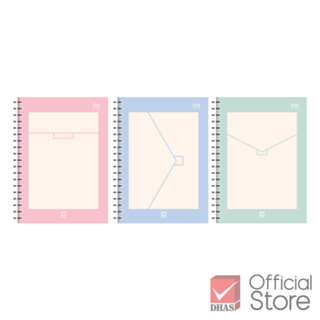 Elephant สมุด สมุดโน๊ต สมุดริมลวด A5 WHC-614 70G 80S จำนวน 1…