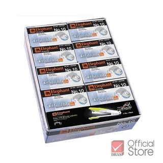 Elephant ลวดเย็บกระดาษ เบอร์ 10 รุ่น Titania (ไททาเนีย) Buddy Pack - 1 ชุด