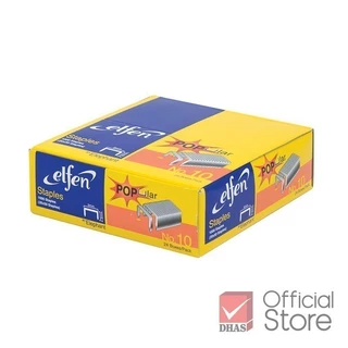 Elfen ลวดเย็บกระดาษ No.10 จำนวน 24 กล่อง/แพ็ค