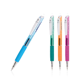 Quantum ปากกา ปากกาเจล ไดอิจิเจล ดอลลี่ QG-001 น้ำเงิน 0.7 คละสี จำนวน 4 ด้าม