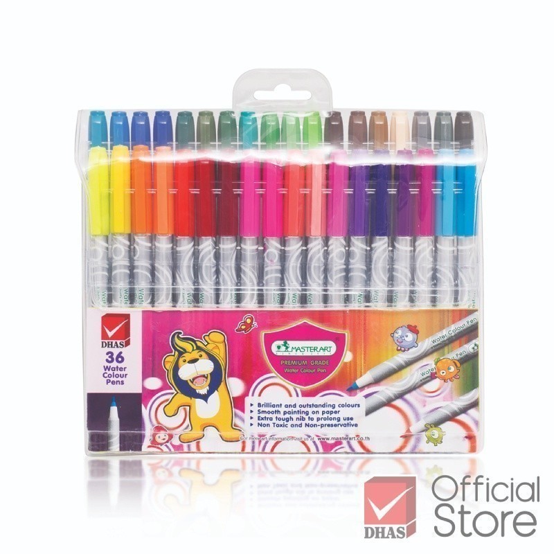 Master Art สีเมจิก ปากกาเมจิก 36 สี จำนวน 1 แพ็ค