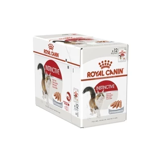[12 ซอง] Royal Canin Instinctive Pouch Loaf อาหารเปียกแมวโต อายุ12เดือนขึ้นไป (โลฟ, Wet Cat Food, โรยัล คานิน)